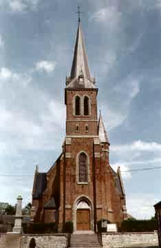 L'église néo-gothique actuelle