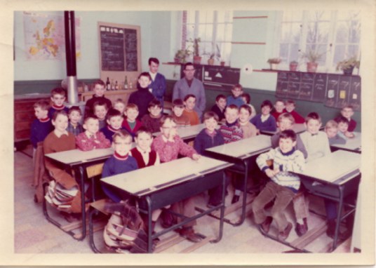 Les classes primaires des garçons   en 1968-1969