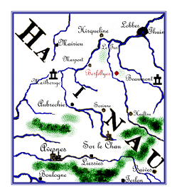 Carte du Hainaut